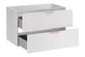 Szafka pod umywalkę 80cm 2 szuflady ASTER WHITE