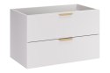 Szafka pod umywalkę 80cm 2 szuflady ASTER WHITE