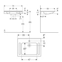 Umywalka dla niepełnosprawnych Geberit Publica