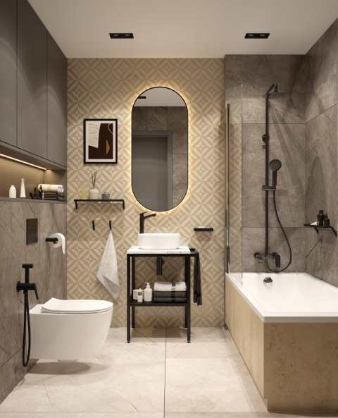 Zestaw WC podtynkowy 6 w 1