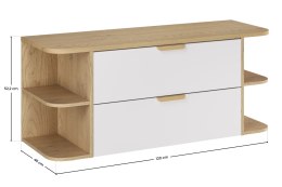 Zestaw meblowy 120cm z blatem ASTER WHITE