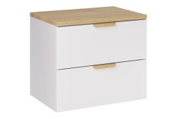 Szafka ASTER WHITE 60 cm z blatem CREMONA