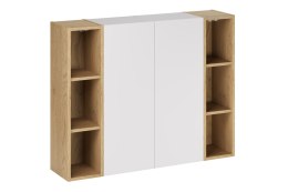 Zestaw meblowy z półsłupkiem i regałem ASTER WHITE