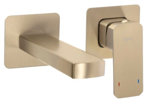 BATERIA UMYWALKOWA PODTYNKOWA ARLO ZŁOTA SZCZOTKOW