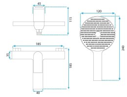 BATERIA WANNOWA AVALON CHROM