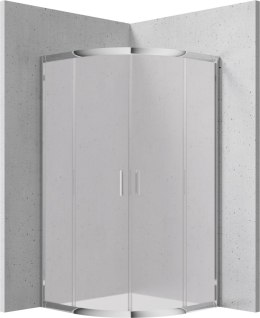 Kabina prysznicowa półokrągła 80x80 cm - wysokość 170 cm