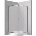 Kabina prysznicowa półokrągła 80x80 cm - wysokość 170 cm