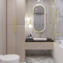 LUSTRO LED OVL GOLD 50X100CM