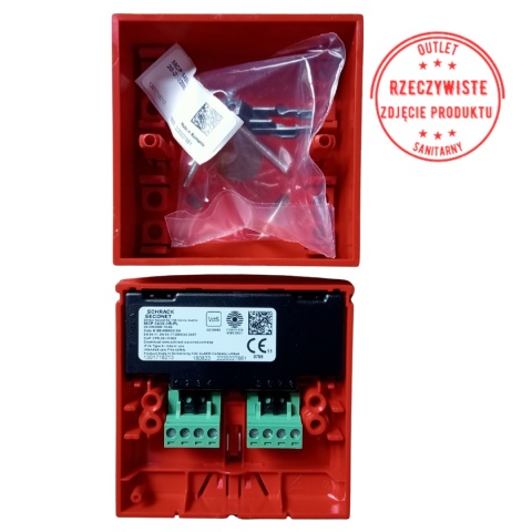 Ręczny ostrzegacz pożarowy SCHRACK SECONET MCP545X-1R