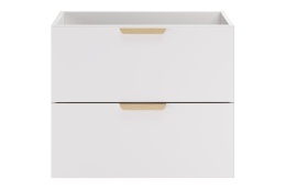 Szafka ASTER WHITE 60 cm z blatem CREMONA i umywalką nablatową PATI