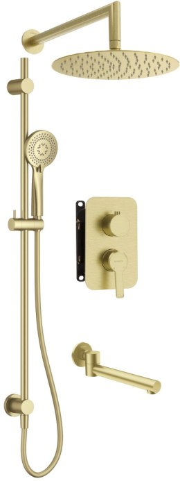 Zestaw prysznicowy podtynkowy z BOXem mieszaczowym