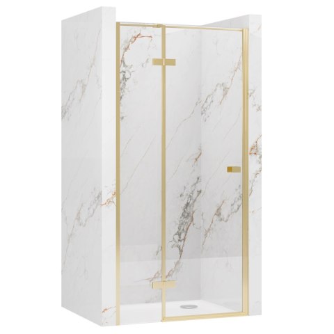 DRZWI PRYSZNICOWE ATLAS BRUSH GOLD 120 P