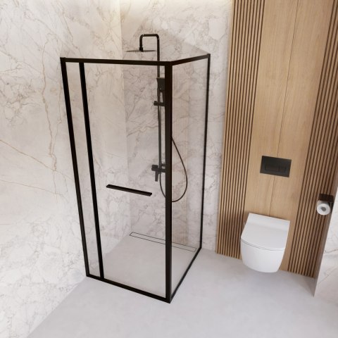 Kabina prysznicowa kwadratowa 80x80 cm