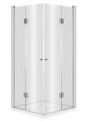 Kabina prysznicowa kwadratowa 90 cm