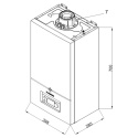 Kocioł gazowy kondensacyjny DE DIETRICH MCR4 24 z filtrem magnetycznym MagnaClean XS90A