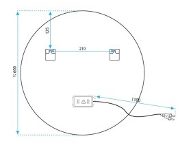 LUSTRO LED HZJ 90CM