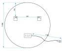 LUSTRO LED HZJ 90CM
