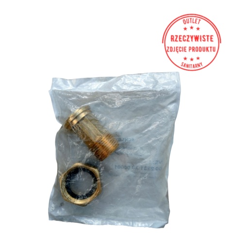 Półśrubunek do wodomierza 3/4''x1'' z uszczelką Schlösser