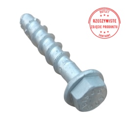 Wkręt do betonu BTS 6-40/5, łeb sześciokątny, powłoka ZnAl CELO 150 szt.
