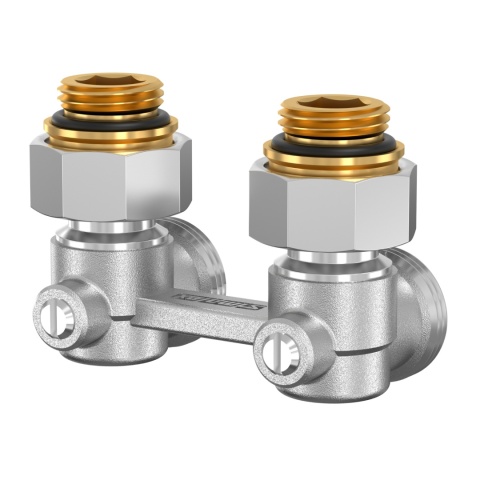 Zawór powrotny, dwururowy, kątowy 1/2''x3/4'' FLAMCO SIMPLEX