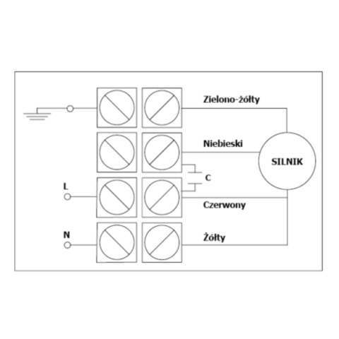 Wentylator osiowy, tłoczący Ferono FST350