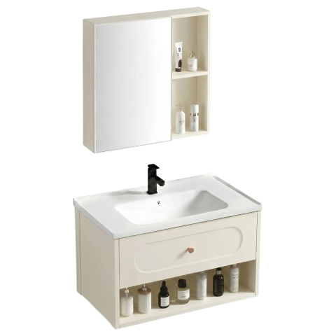 Zestaw mebli łazienkowych z umywalką RIVER 60 cm