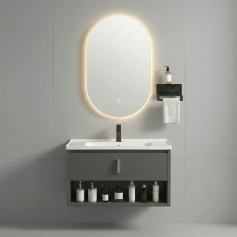 Zestaw mebli łazienkowych z umywalką TOLEDO 60 cm