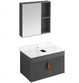 ZESTAW MEBLI ŁAZIENKOWYCH TOP AA147 MODO 60CM GREY