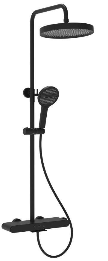 ZESTAW NATRYSKOWY FAREL CZARNY