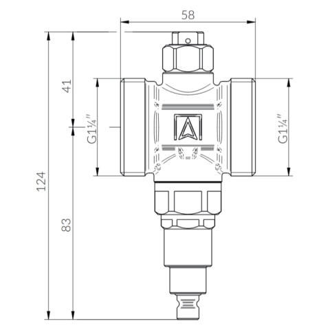 Zawór antyzamrożeniowy RASAV-AV20 G1 1/4'' ROTENSO