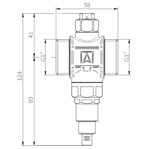 Zawór antyzamrożeniowy RASAV-AV10 G1'' ROTENSO