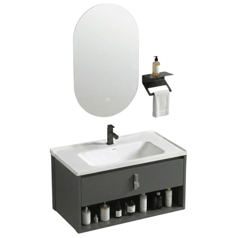 Zestaw mebli łazienkowych z umywalką TOLEDO 80 cm