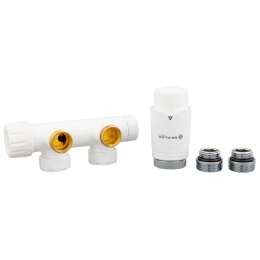 Zestaw termostatyczny (prawy) do grzejnika SCHLOSSER duoplex 3/4'' M22x1,5