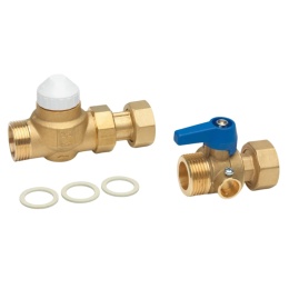 Zestaw zaworów strefowych do rozdzielacza obiegu grzewczego REHAU HKV