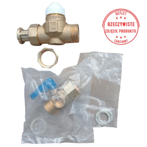 Zestaw zaworów strefowych do rozdzielacza obiegu grzewczego REHAU HKV