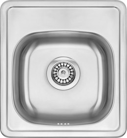 Zlewozmywak stalowy 1-komorowy