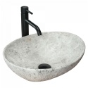 Umywalka nablatowa REA SOFIA LIGHT STONE MATT