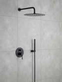 Podtynkowy zestaw natryskowy REA LUNGO BLACK + BOX