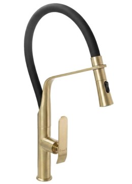 BATERIA KUCHENNA CASTOR ZŁOTA SZCZOTKOWANA