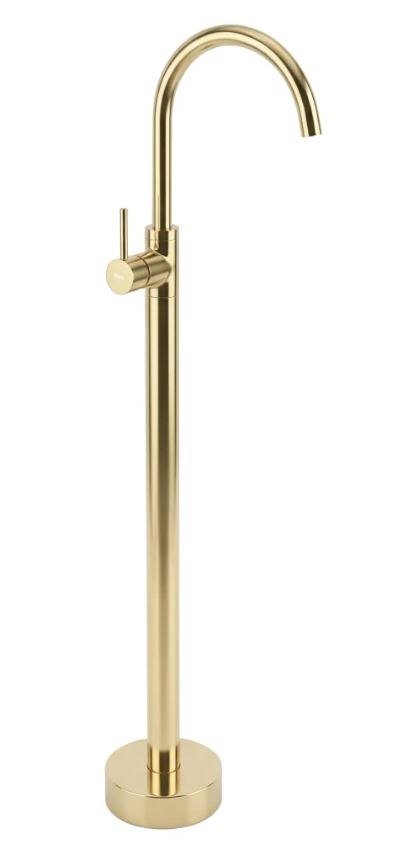 BATERIA UMYWALKOWA PODŁOGOWA LUNGO ZŁOTA