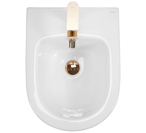 BIDET CARLO MINI WHITE GOLD EDGE
