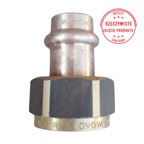 Dwuzłączka przyłączeniowa VIEGA SANPRESS 15x3/4''
