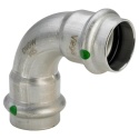 Kolano dwukielichowe VIEGA SANPRESS INOX d28 90°