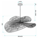 Lampa sufitowa wisząca boho APP1738-1CP 80 cm
