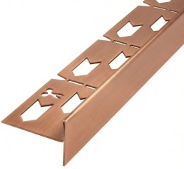 LISTWA SPADKOWA MIEDŹ SZCZOTKOWANA 120 cm LEWA