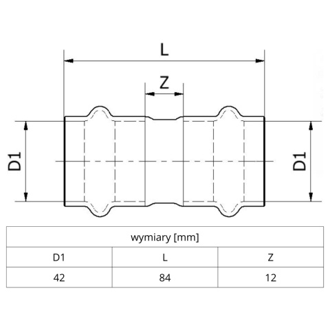 Mufa Conex Bänninger >B< Press d42