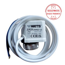 Siłownik elektrotermiczny WATTS 22CX230NC2-22
