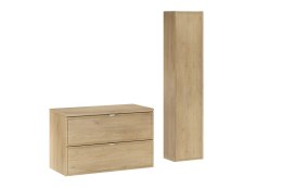 Zestaw meblowy 80cm z blatem i Szafką wysoką TERRA CREMONA