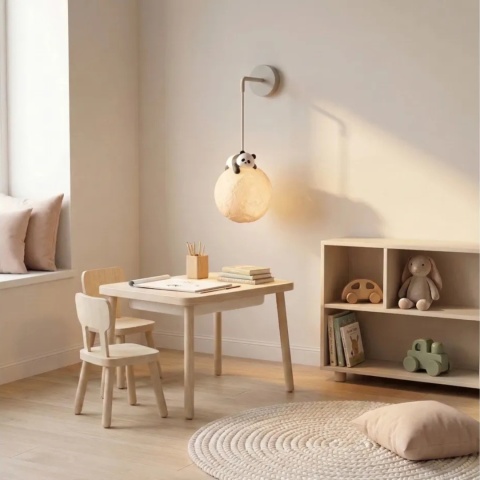 Lampa ścienna kinkiet panda G163-1W