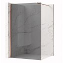 ŚCIANKA PRYSZNICOWA FLEXI 100 cm GREY 1/2